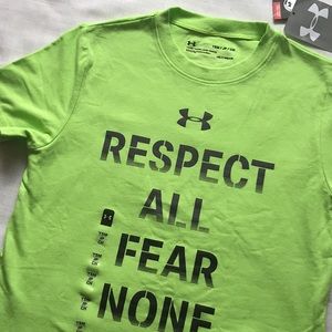 UNDER ARMOUR BOYS YSM SHORT SLEEVE TEE